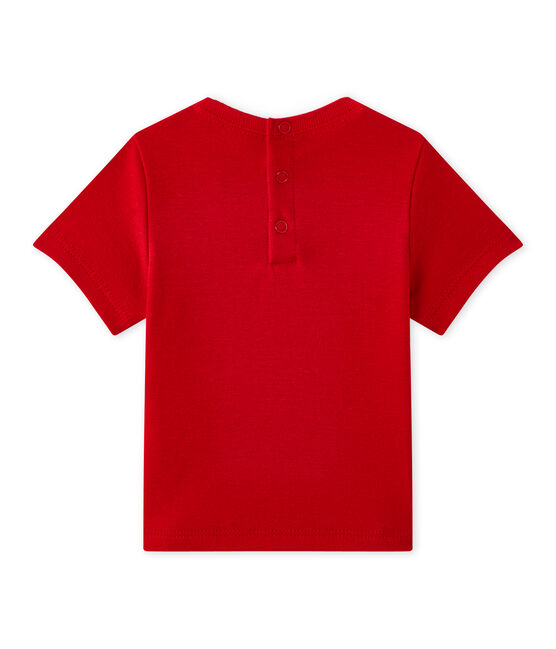 Tee-shirt bébé garçon uni rouge TERKUIT
