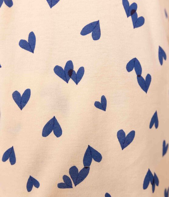 Pyjama cœur en coton enfant blanc AVALANCHE/ MULTICO