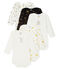 Lot de 5 bodies manches longues bébé fille variante 1