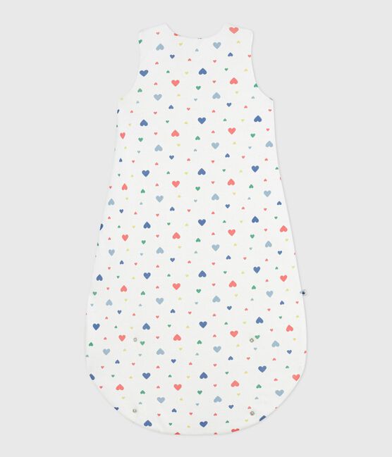 Gigoteuse bébé en coton imprimé cœur TOG 2 blanc MARSHMALLOW/blanc MULTICO