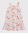 Robe sans manche en coton enfant fille blanc MARSHMALLOW/blanc MULTICO