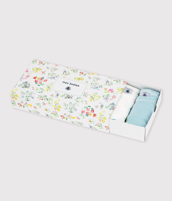 Lot de 5 bodies manches longues bébé fille variante 1