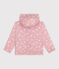Coupe-vent enfant fleuri rose CHARME/blanc MARSHMALLOW