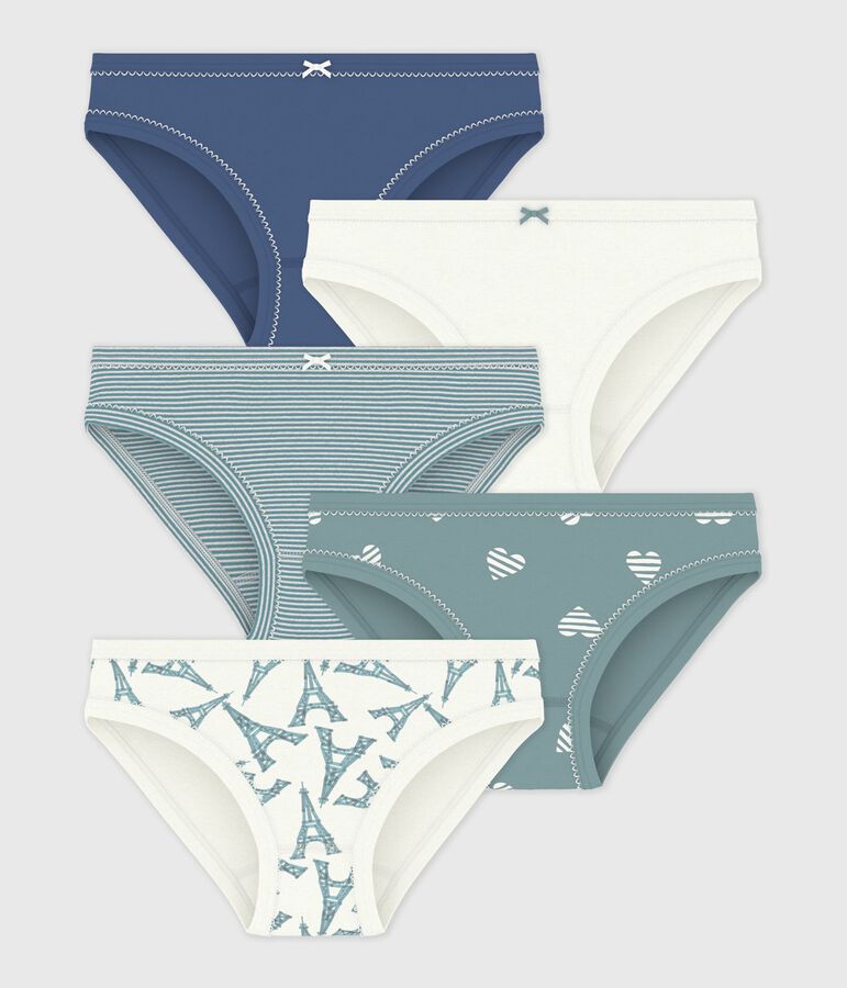 Lot de culottes enfant en coton imprim&eacute; variante 1