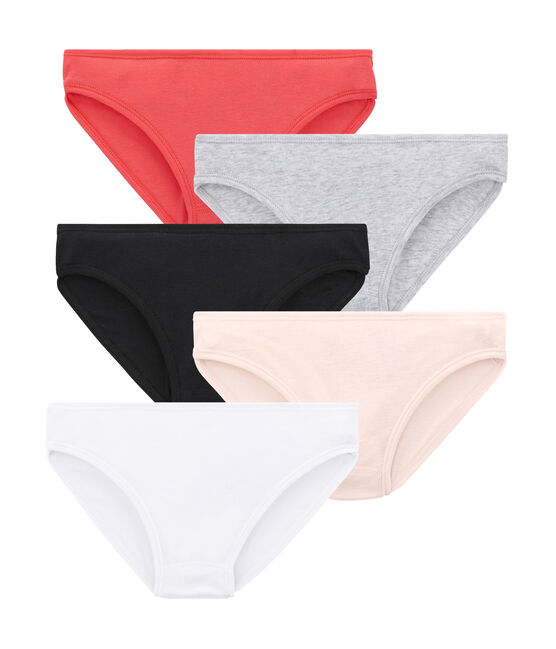 Semainier de 5 culottes femme blanc LOT
