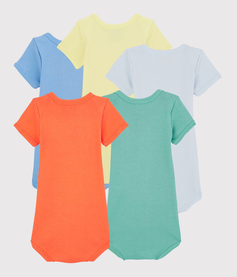 Lot de 5 bodies manches courtes fruit&eacute;s b&eacute;b&eacute; variante 1