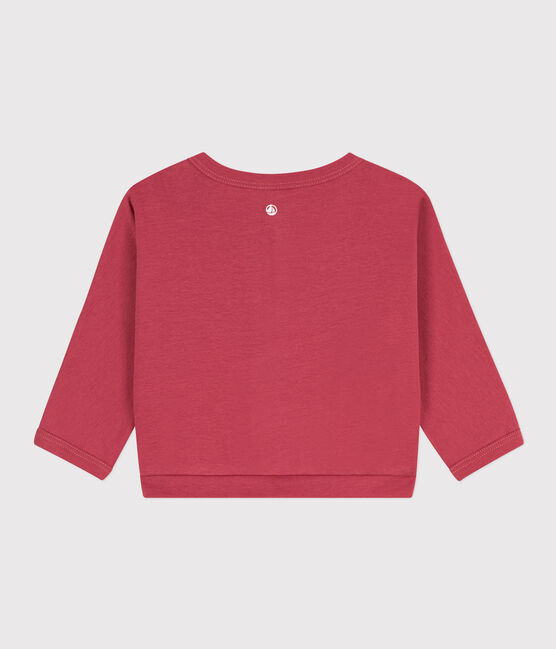 Cardigan bébé en coton rose PAPI