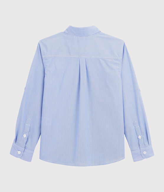 Chemise à rayures enfant garçon bleu BLEU/blanc BLANC