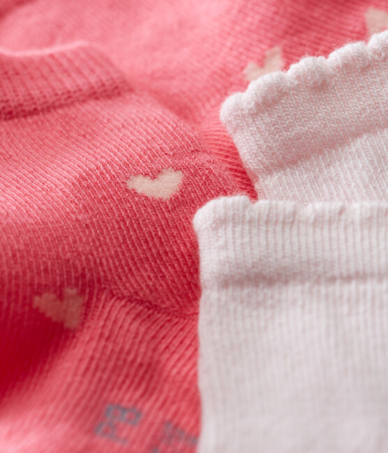 Lot de 2 paires de chaussettes bébé fille variante 2