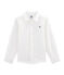 Chemise en lin / coton garçon blanc LAIT