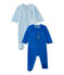 Lot de 2 dors bien bébé fille en velours blanc .