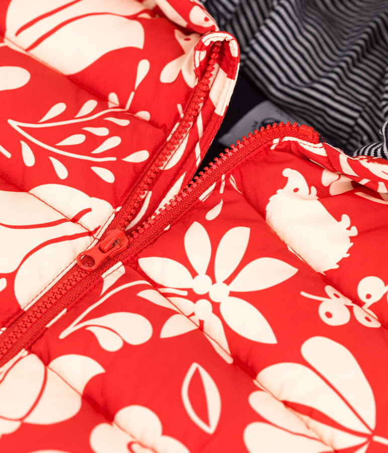 Doudoune recycl&eacute;e b&eacute;b&eacute; imprim&eacute;e CASIMIR/ AVALANCHE