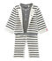 Ensemble bébé 3 pièces réversible beige COQUILLE/bleu SMOKING
