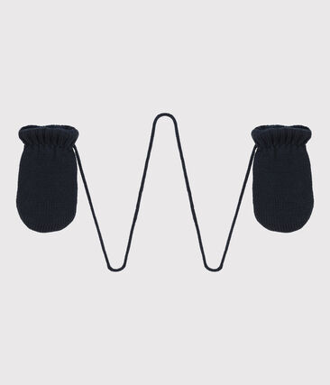 Moufles bébé en tricot doublées en polaire recyclée