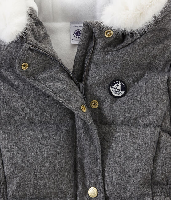 Doudoune en flanelle gris GRIS