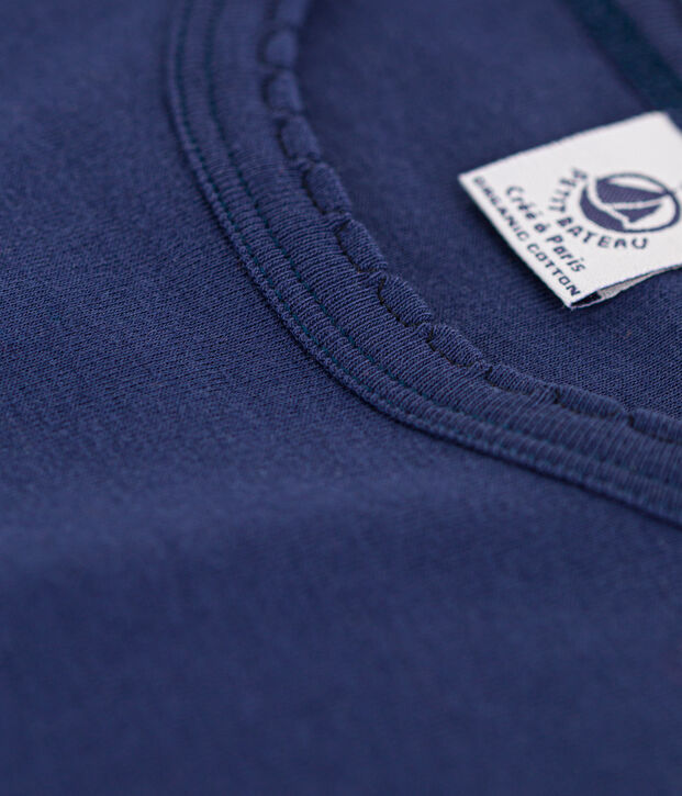 Tee-shirt L'ICONIQUE  cocotte en coton Femme bleu