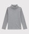 Sous pull uni enfant mixte gris SUBWAY CHINE