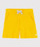 Short en coton enfant fille jaune JAUNE