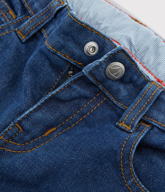 Pantalon denim enfant garcon bleu DENIM MOYEN