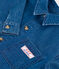 Chemise enfant en jean unie bleu DENIM MOYEN