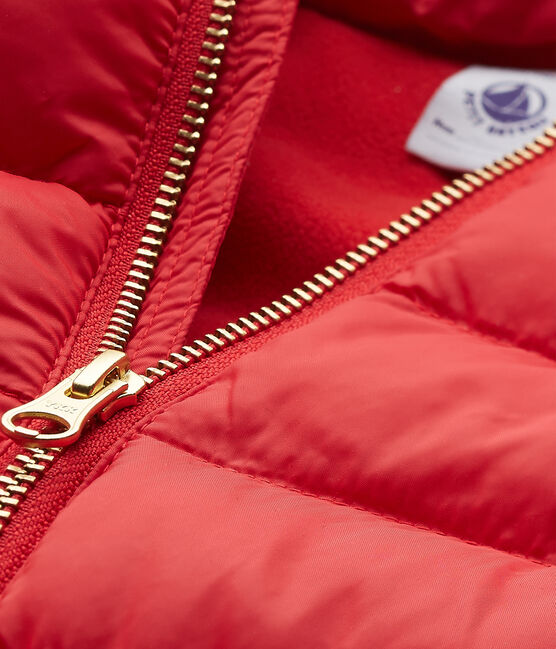 Doudoune enfant fille rouge TERKUIT