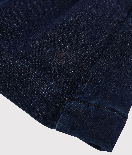 Robe sans manches bébé fille bleu JEANS