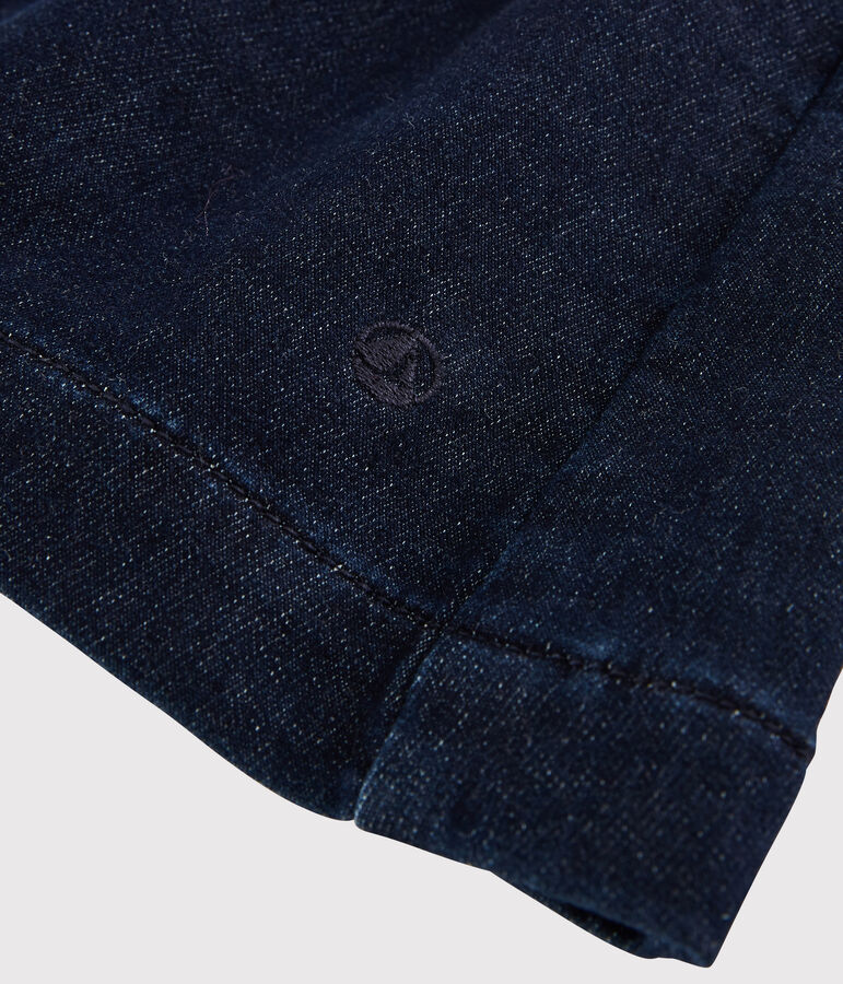 Robe sans manches b&eacute;b&eacute; fille bleu JEANS