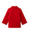 Caban bébé mixte en molleton rouge TERKUIT