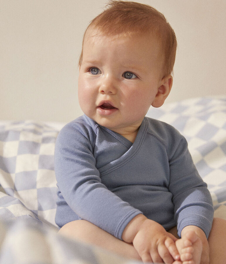 Lot de 3 bodies manches longues b&eacute;b&eacute; en coton multicouleur