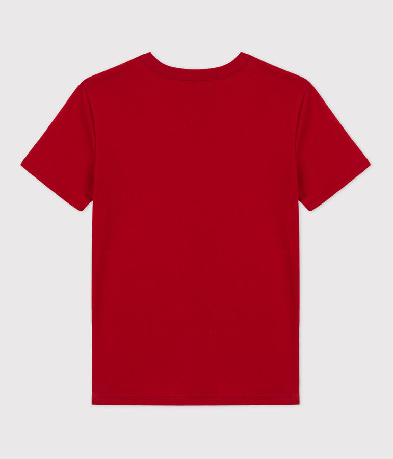 Tee-shirt L'ICONIQUE col rond en coton Femme rouge
