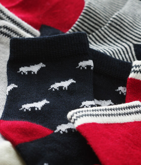 Lot De 5 Paires De Chaussettes Bebe Garcon Petit Bateau