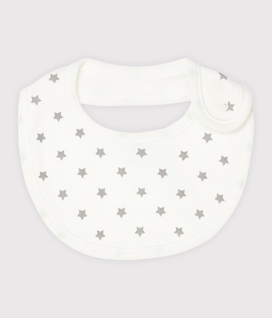 Bavoir naissance blanc MARSHMALLOW/blanc MULTICO