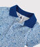 Body col polo en coton bébé garçon gris POUSSIERE/bleu SURF