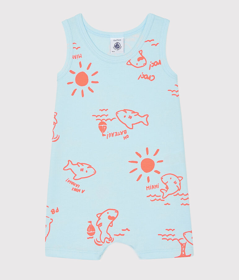 Combicourt b&eacute;b&eacute; gar&ccedil;on en c&ocirc;te vert AMANDIER/orange CORAL