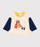 Tee-shirt manches longues en jersey fin bébé blanc AVALANCHE/ MEDIEVAL