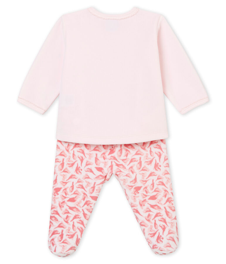 Pyjama b&eacute;b&eacute; fille rose/multicouleur