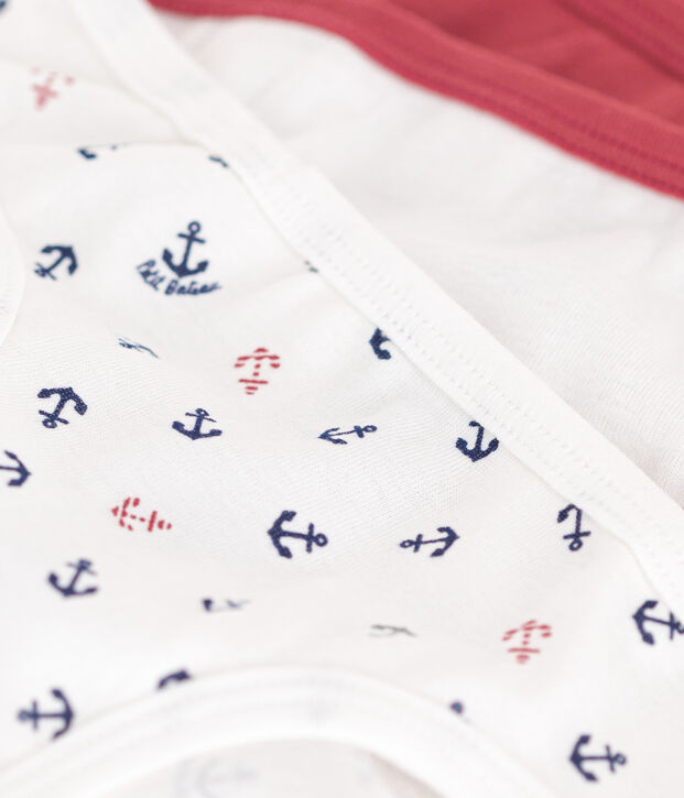 Lot de culottes  en coton et &eacute;lasthanne multicouleur