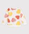 Sweatshirt enfant en coton imprim&eacute; c&oelig;urs blanc/multicouleur