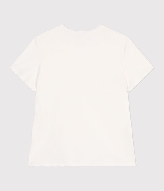 Tee-shirt Femme Le Droit en coton uni blanc MARSHMALLOW
