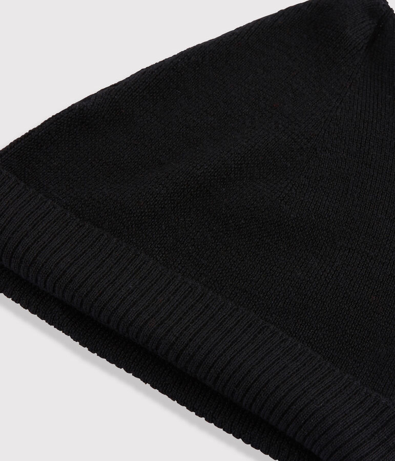 Bonnet en laine Femme noir