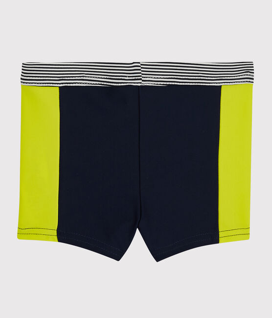 Short de bain écoresponsable bébé garçon bleu SMOKING/jaune JAUNE