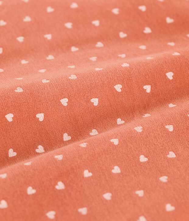 GIGOTEUSE C&OElig;URS B&Eacute;B&Eacute; EN VELOURS TOG 2 rose/&eacute;cru