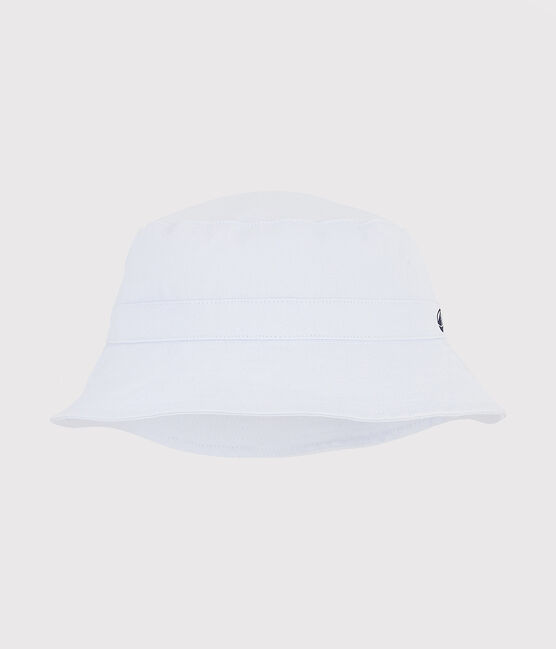 Bob en twill enfant mixte blanc MARSHMALLOW