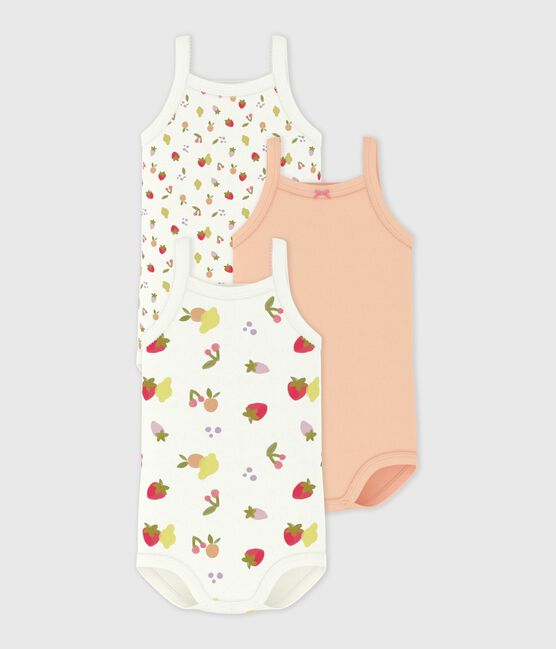Lot de bodies bretelles en coton bébé variante 1