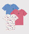 Lot de 3 tee-shirts manches courtes Paris en coton petit garçon variante 1