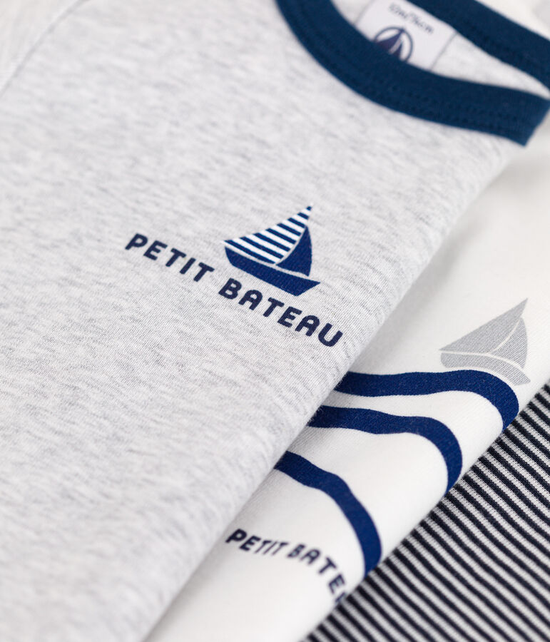 Lot de 3 bodies manches longues en coton b&eacute;b&eacute; variante 3