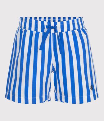 Short de bain enfant &agrave; rayures