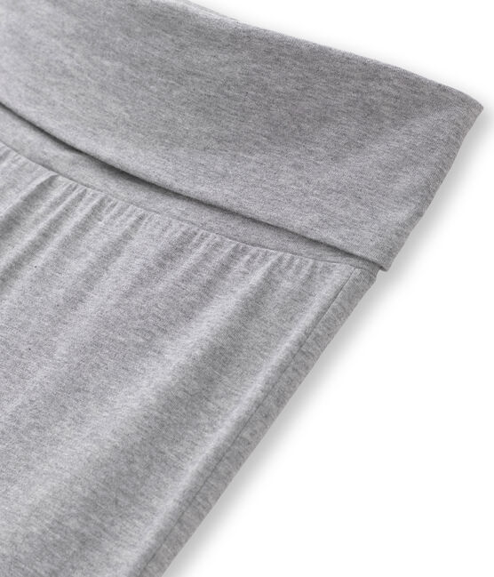 Pantalon danseuse femme en jersey lycra uni gris Subway Chine