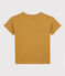 T-shirt manches courtes enfant fille/garçon jaune ISTRE