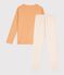 Pyjama en coton enfant beige/multicouleur